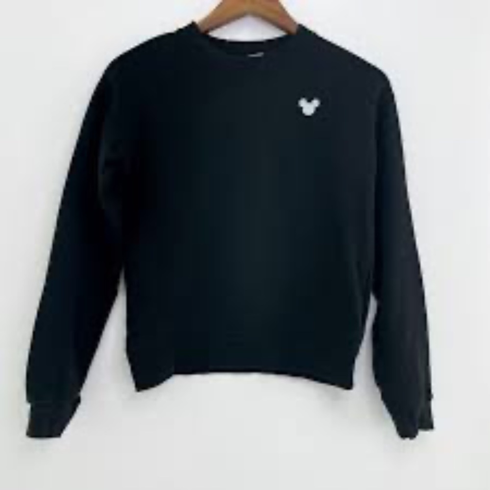 H&M Divided Black Mickey Mouse Sweatshirt - Size S